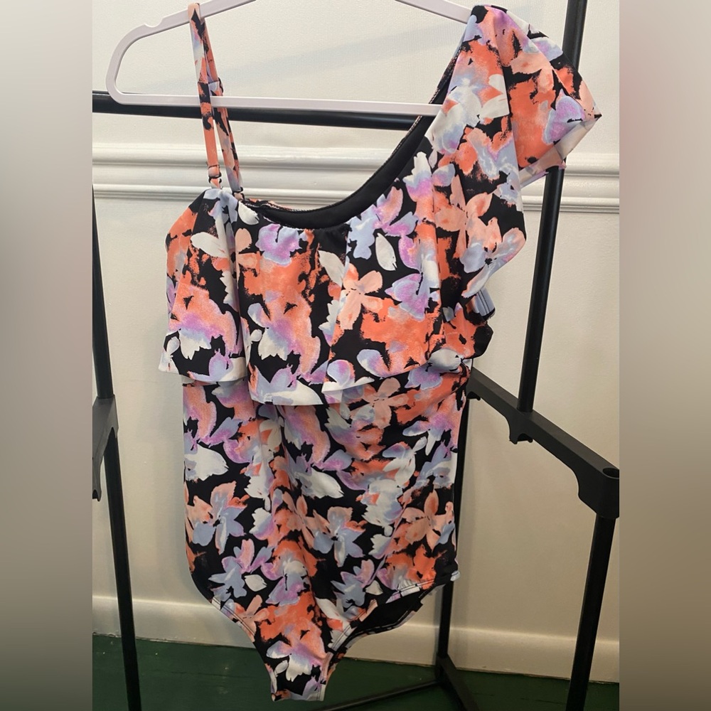 Time and True One Piece Floral Swimsuit